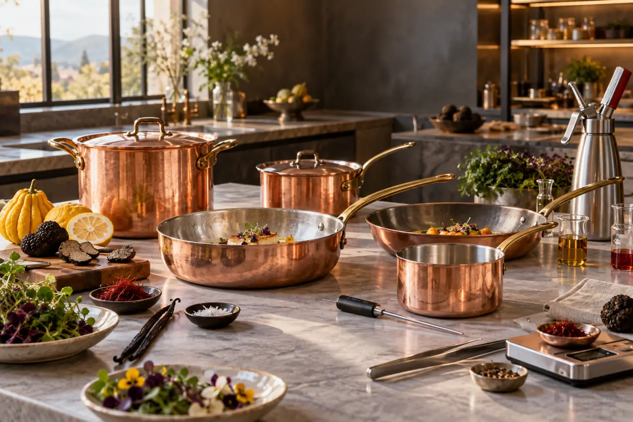Batterie de cuisine en cuivre : une chauffe précise, à condition de choisir la bonne doublure