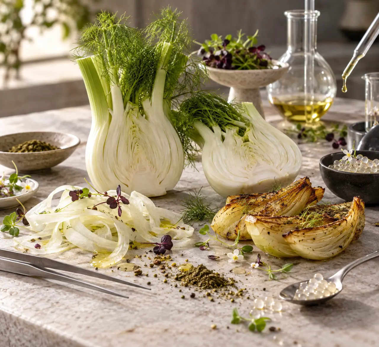Le fenouil est le légume au goût d’anis, plus vif cru et plus doux cuit