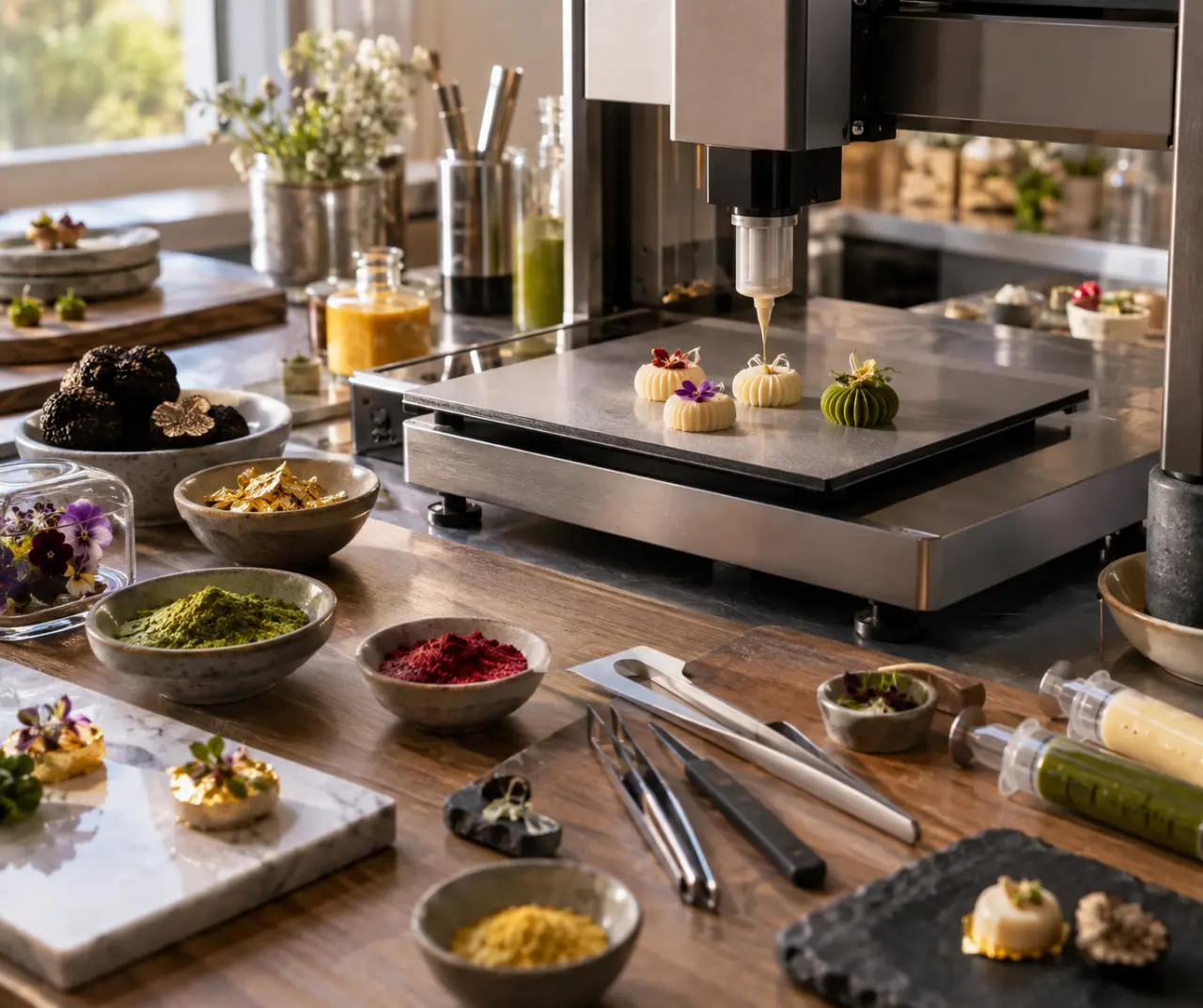 L’impression alimentaire 3D personnalise les formes, mais reste réservée aux petites séries
